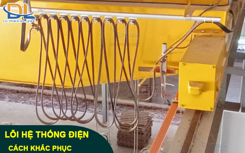 Cách khắc phục lỗi hệ thống điện ngang cầu trục Cách khắc phục lỗi hệ thống điện ngang cầu trục