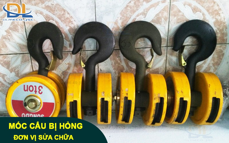 DLMECO cung cấp dịch vụ sửa chữa móc cẩu bị hư hỏng DLMECO cung cấp dịch vụ sửa chữa móc cẩu bị hư hỏng