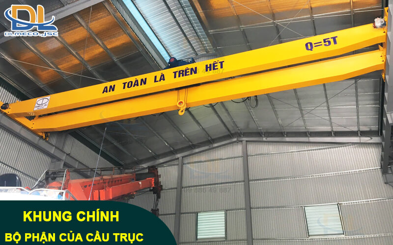 Bộ phận khung chính của cầu trục Bộ phận khung chính của cầu trục