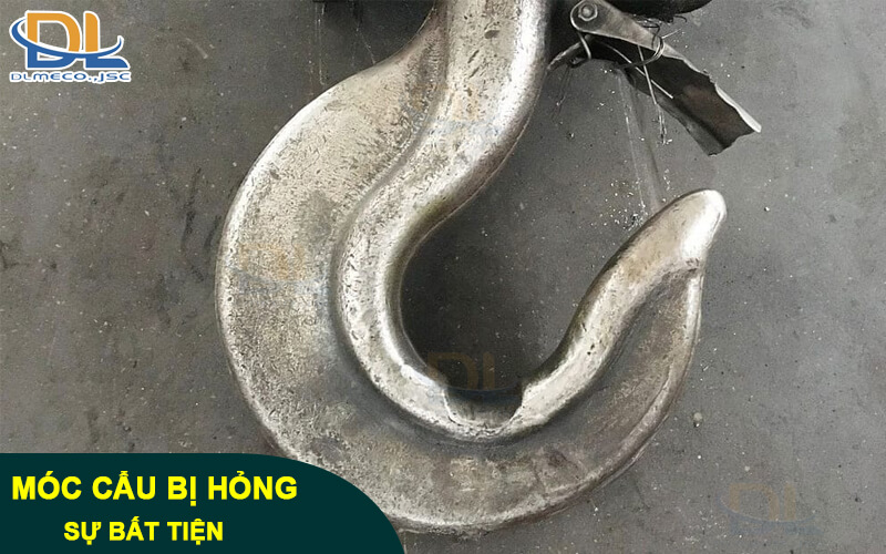 Sự bất tiện khi móc cẩu bị hư hỏng Sự bất tiện khi móc cẩu bị hư hỏng